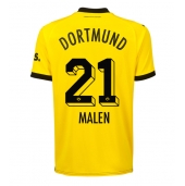 Moški Borussia Dortmund Donyell Malen #21 Replika nogometni dresi Domači 2023-24 Kratek Rokav