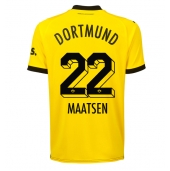 Moški Borussia Dortmund Ian Maatsen #22 Replika nogometni dresi Domači 2023-24 Kratek Rokav