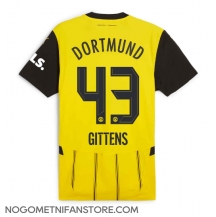 Moški Borussia Dortmund Jamie Bynoe-Gittens #43 Replika nogometni dresi Domači 2024-25 Kratek Rokav