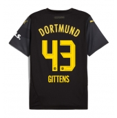 Moški Borussia Dortmund Jamie Bynoe-Gittens #43 Replika nogometni dresi Gostujoči 2024-25 Kratek Rokav