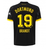 Moški Borussia Dortmund Julian Brandt #19 Replika nogometni dresi Gostujoči 2023-24 Kratek Rokav