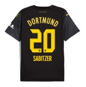 Moški Borussia Dortmund Marcel Sabitzer #20 Replika nogometni dresi Gostujoči 2024-25 Kratek Rokav