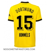 Moški Borussia Dortmund Mats Hummels #15 Replika nogometni dresi Domači 2023-24 Kratek Rokav