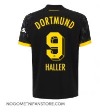 Moški Borussia Dortmund Sebastien Haller #9 Replika nogometni dresi Gostujoči 2023-24 Kratek Rokav