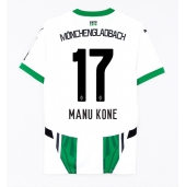 Moški Borussia Monchengladbach Manu Kone #17 Replika nogometni dresi Domači 2024-25 Kratek Rokav