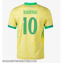 Moški Brazilija Rodrygo Goes #10 Replika nogometni dresi Domači Copa America 2024 Kratek Rokav