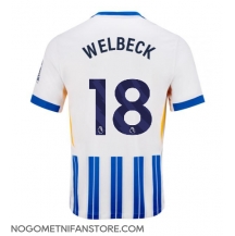 Moški Brighton Danny Welbeck #18 Replika nogometni dresi Domači 2024-25 Kratek Rokav