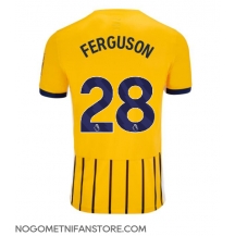 Moški Brighton Evan Ferguson #28 Replika nogometni dresi Gostujoči 2024-25 Kratek Rokav