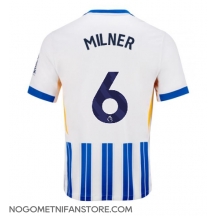 Moški Brighton James Milner #6 Replika nogometni dresi Domači 2024-25 Kratek Rokav