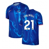 Moški Chelsea Ben Chilwell #21 Replika nogometni dresi Domači 2024-25 Kratek Rokav