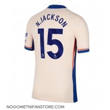 Moški Chelsea Nicolas Jackson #15 Replika nogometni dresi Gostujoči 2024-25 Kratek Rokav