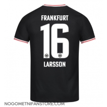 Moški Eintracht Frankfurt Hugo Larsson #16 Replika nogometni dresi Gostujoči 2023-24 Kratek Rokav