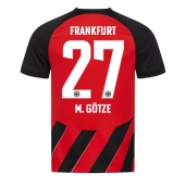 Moški Eintracht Frankfurt Mario Gotze #27 Replika nogometni dresi Domači 2023-24 Kratek Rokav