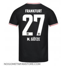 Moški Eintracht Frankfurt Mario Gotze #27 Replika nogometni dresi Gostujoči 2023-24 Kratek Rokav