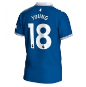 Moški Everton Ashley Young #18 Replika nogometni dresi Domači 2023-24 Kratek Rokav