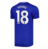 Moški Everton Ashley Young #18 Replika nogometni dresi Domači 2024-25 Kratek Rokav