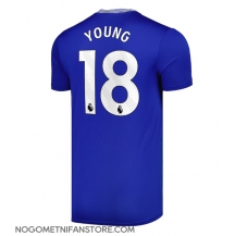 Moški Everton Ashley Young #18 Replika nogometni dresi Domači 2024-25 Kratek Rokav