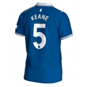 Moški Everton Michael Keane #5 Replika nogometni dresi Domači 2023-24 Kratek Rokav