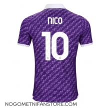 Moški Fiorentina Nicolas Gonzalez #10 Replika nogometni dresi Domači 2023-24 Kratek Rokav