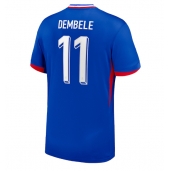 Moški Francija Ousmane Dembele #11 Replika nogometni dresi Domači EP 2024 Kratek Rokav