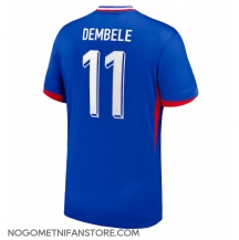 Moški Francija Ousmane Dembele #11 Replika nogometni dresi Domači EP 2024 Kratek Rokav