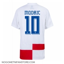 Moški Hrvaška Luka Modric #10 Replika nogometni dresi Domači EP 2024 Kratek Rokav