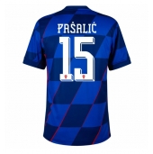 Moški Hrvaška Mario Pasalic #15 Replika nogometni dresi Gostujoči EP 2024 Kratek Rokav