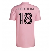 Moški Inter Miami Jordi Alba #18 Replika nogometni dresi Domači 2023-24 Kratek Rokav