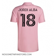 Moški Inter Miami Jordi Alba #18 Replika nogometni dresi Domači 2023-24 Kratek Rokav