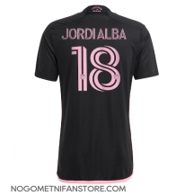 Moški Inter Miami Jordi Alba #18 Replika nogometni dresi Gostujoči 2023-24 Kratek Rokav