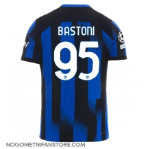 Moški Inter Milan Alessandro Bastoni #95 Replika nogometni dresi Domači 2023-24 Kratek Rokav