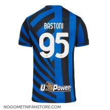 Moški Inter Milan Alessandro Bastoni #95 Replika nogometni dresi Domači 2024-25 Kratek Rokav