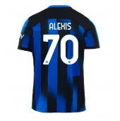 Moški Inter Milan Alexis Sanchez #70 Replika nogometni dresi Domači 2023-24 Kratek Rokav