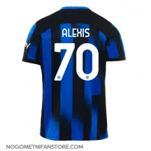 Moški Inter Milan Alexis Sanchez #70 Replika nogometni dresi Domači 2023-24 Kratek Rokav