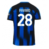 Moški Inter Milan Benjamin Pavard #28 Replika nogometni dresi Domači 2023-24 Kratek Rokav