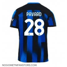 Moški Inter Milan Benjamin Pavard #28 Replika nogometni dresi Domači 2023-24 Kratek Rokav