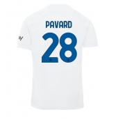 Moški Inter Milan Benjamin Pavard #28 Replika nogometni dresi Gostujoči 2023-24 Kratek Rokav