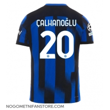 Moški Inter Milan Hakan Calhanoglu #20 Replika nogometni dresi Domači 2023-24 Kratek Rokav