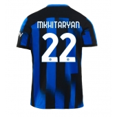 Moški Inter Milan Henrikh Mkhitaryan #22 Replika nogometni dresi Domači 2023-24 Kratek Rokav