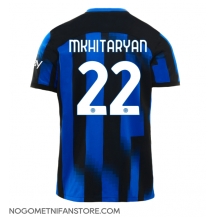 Moški Inter Milan Henrikh Mkhitaryan #22 Replika nogometni dresi Domači 2023-24 Kratek Rokav