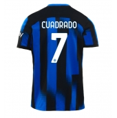 Moški Inter Milan Juan Cuadrado #7 Replika nogometni dresi Domači 2023-24 Kratek Rokav