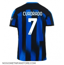 Moški Inter Milan Juan Cuadrado #7 Replika nogometni dresi Domači 2023-24 Kratek Rokav