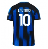 Moški Inter Milan Lautaro Martinez #10 Replika nogometni dresi Domači 2023-24 Kratek Rokav