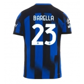 Moški Inter Milan Nicolo Barella #23 Replika nogometni dresi Domači 2023-24 Kratek Rokav