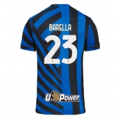 Moški Inter Milan Nicolo Barella #23 Replika nogometni dresi Domači 2024-25 Kratek Rokav