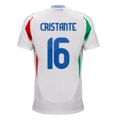 Moški Italija Bryan Cristante #16 Replika nogometni dresi Gostujoči EP 2024 Kratek Rokav