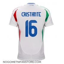 Moški Italija Bryan Cristante #16 Replika nogometni dresi Gostujoči EP 2024 Kratek Rokav