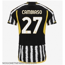 Moški Juventus Andrea Cambiaso #27 Replika nogometni dresi Domači 2023-24 Kratek Rokav