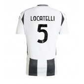 Moški Juventus Manuel Locatelli #5 Replika nogometni dresi Domači 2024-25 Kratek Rokav