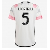 Moški Juventus Manuel Locatelli #5 Replika nogometni dresi Gostujoči 2023-24 Kratek Rokav